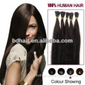 wholesale100% human hair nail hair extension cold fusion hair extensions